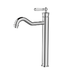 Leeds mitigeur lavabo haut chrome