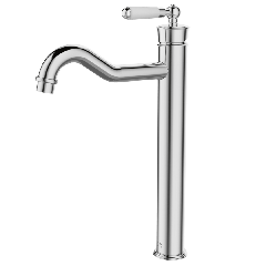 Leeds mitigeur lavabo haut chrome