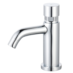 Cilindro push robinet lave-mains chrome eau froide