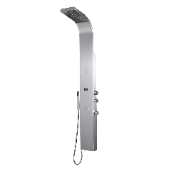 Essekaska panneau de douche hydromassant façon inox